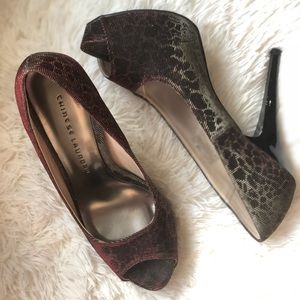 🔥 Chinese Laundry 🔥 Hot Spots Giraffe Peep Toe